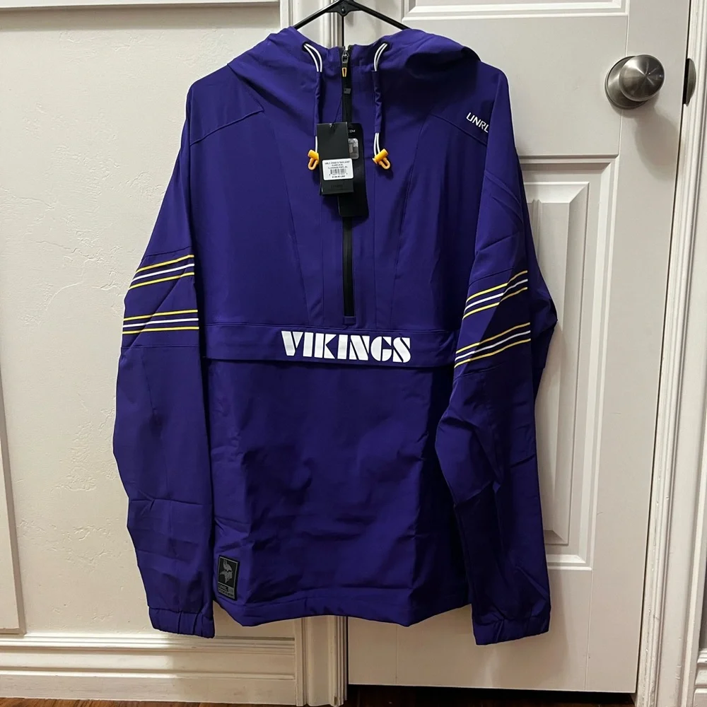 UNRL Vikings Purple Track Jacket - Picture 10 of 11